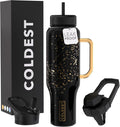 Coldest Tumbler with Leak Proof Insulation, Handle, and Straw Included