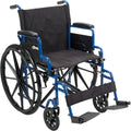 Blue Streak Wheelchair: Comfort & Convenience in Alloy Steel