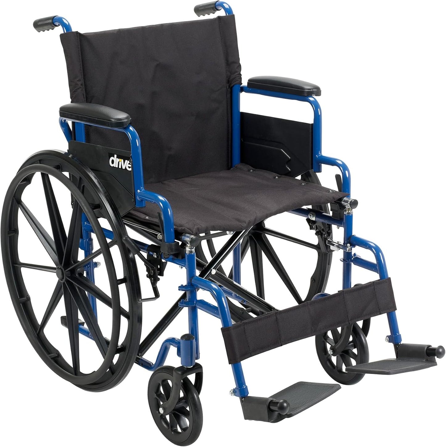 Blue Streak Wheelchair: Comfort & Convenience in Alloy Steel