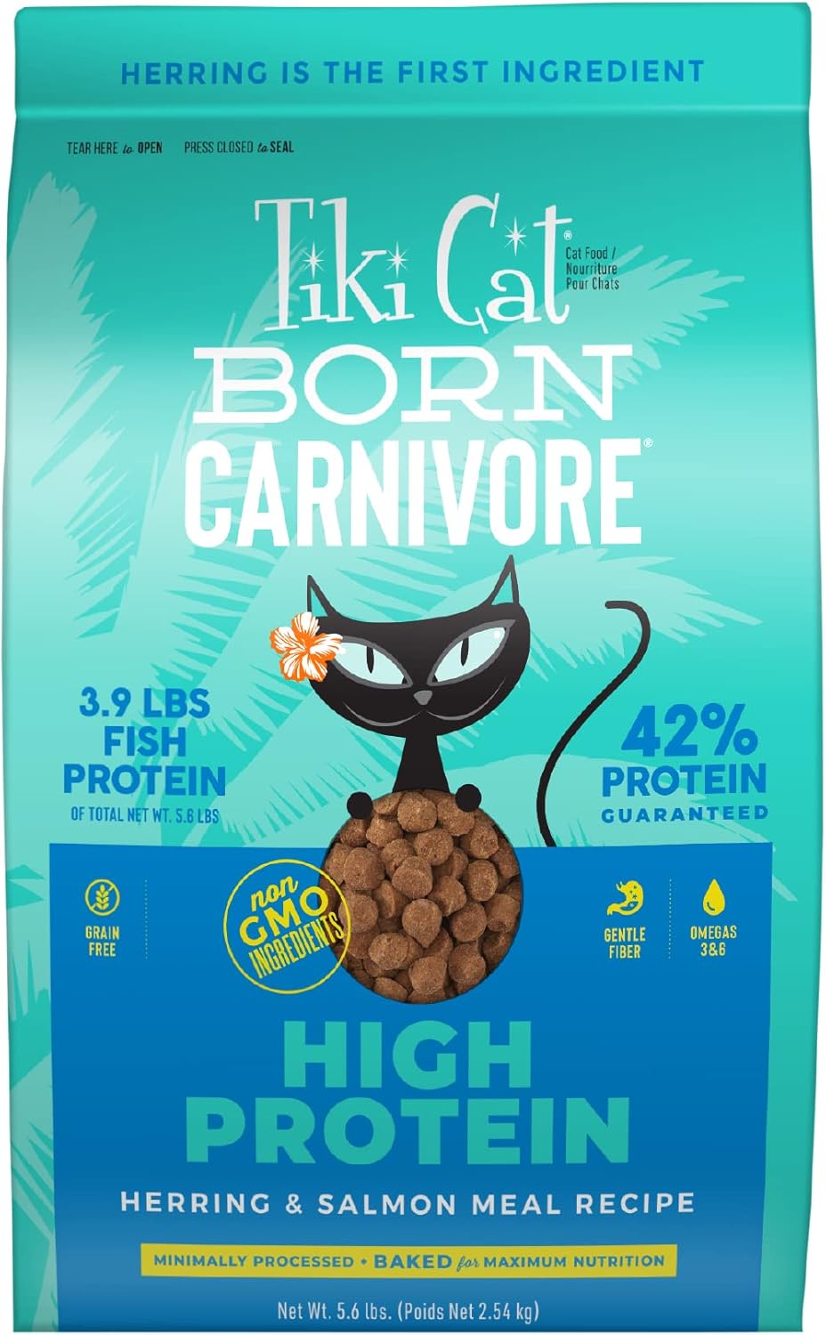 Tiki Cat Born Carnivore High Protein Dry Cat Food for Cats