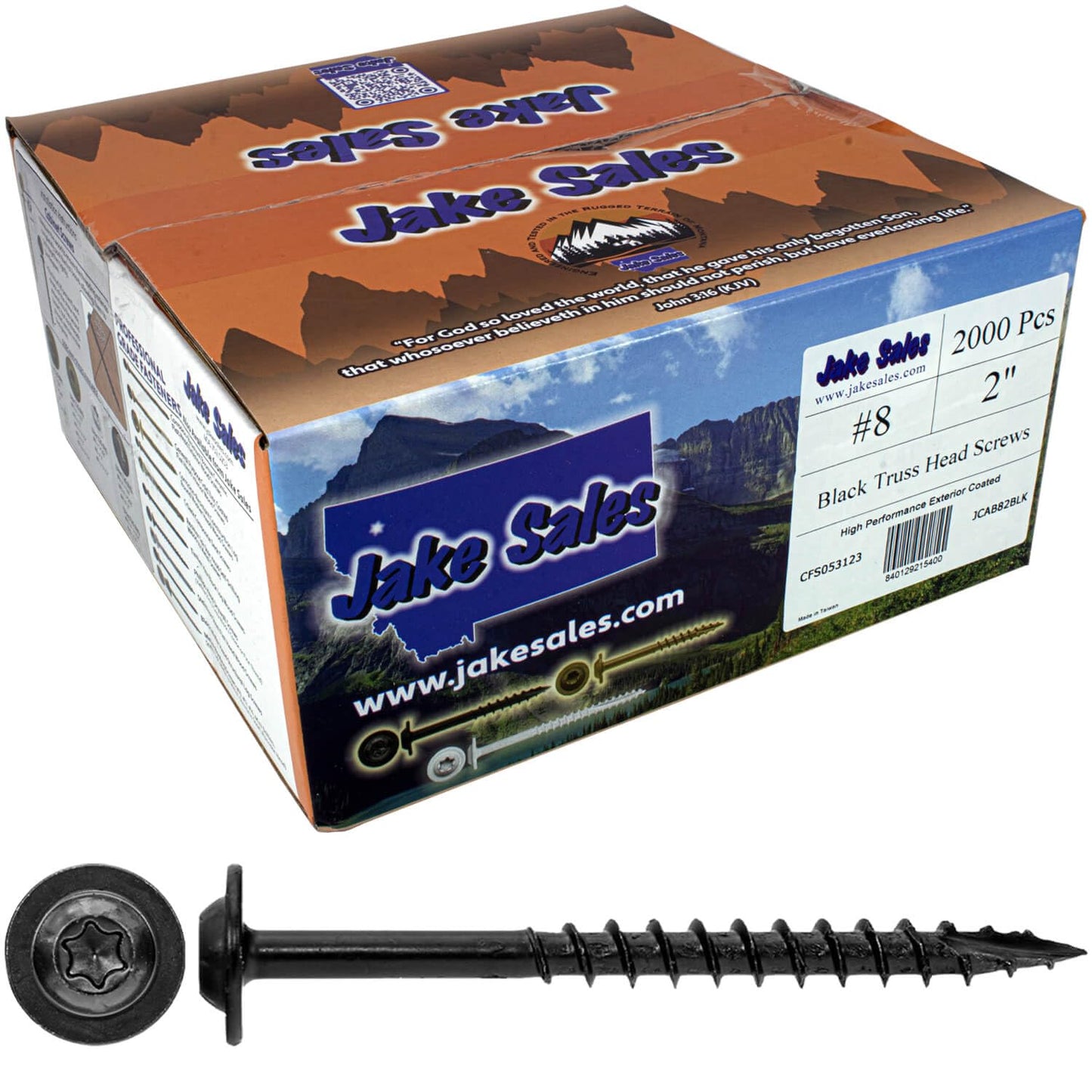 High-Quality #8 x 2 Round Washer Head Truss Head Screws