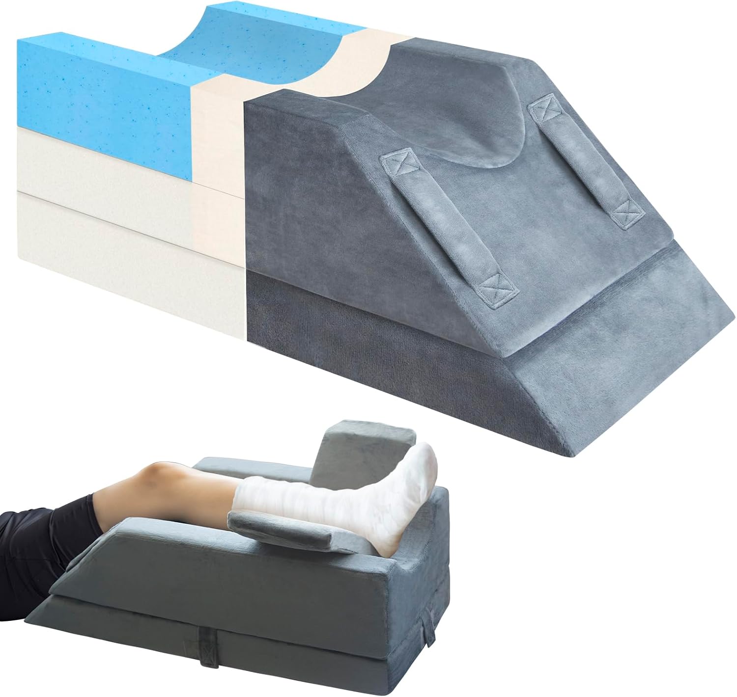 Adjustable Leg Elevation Pillows for Post-Surgery Recovery