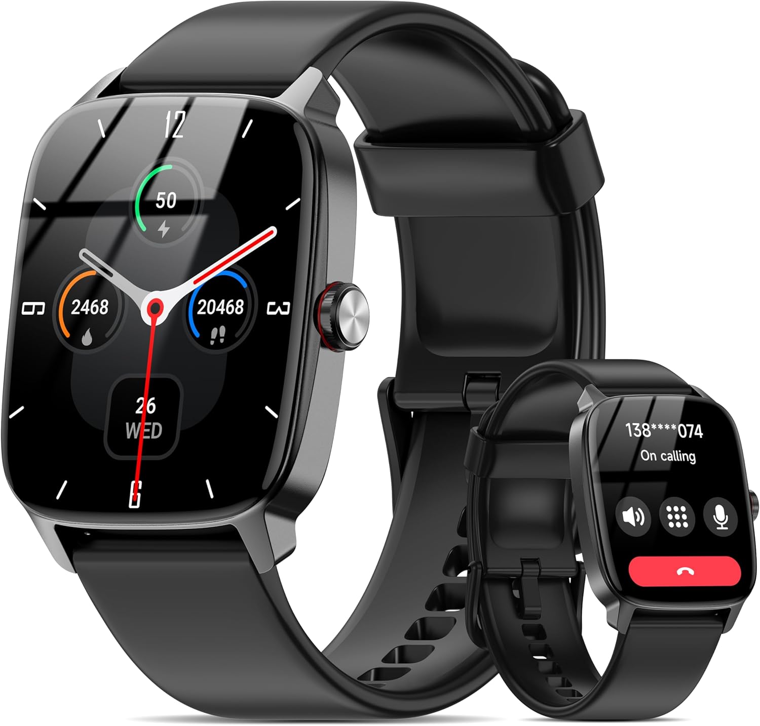Smart Watch for Men Women Bluetooth Call with 1.85in Touch Screen
