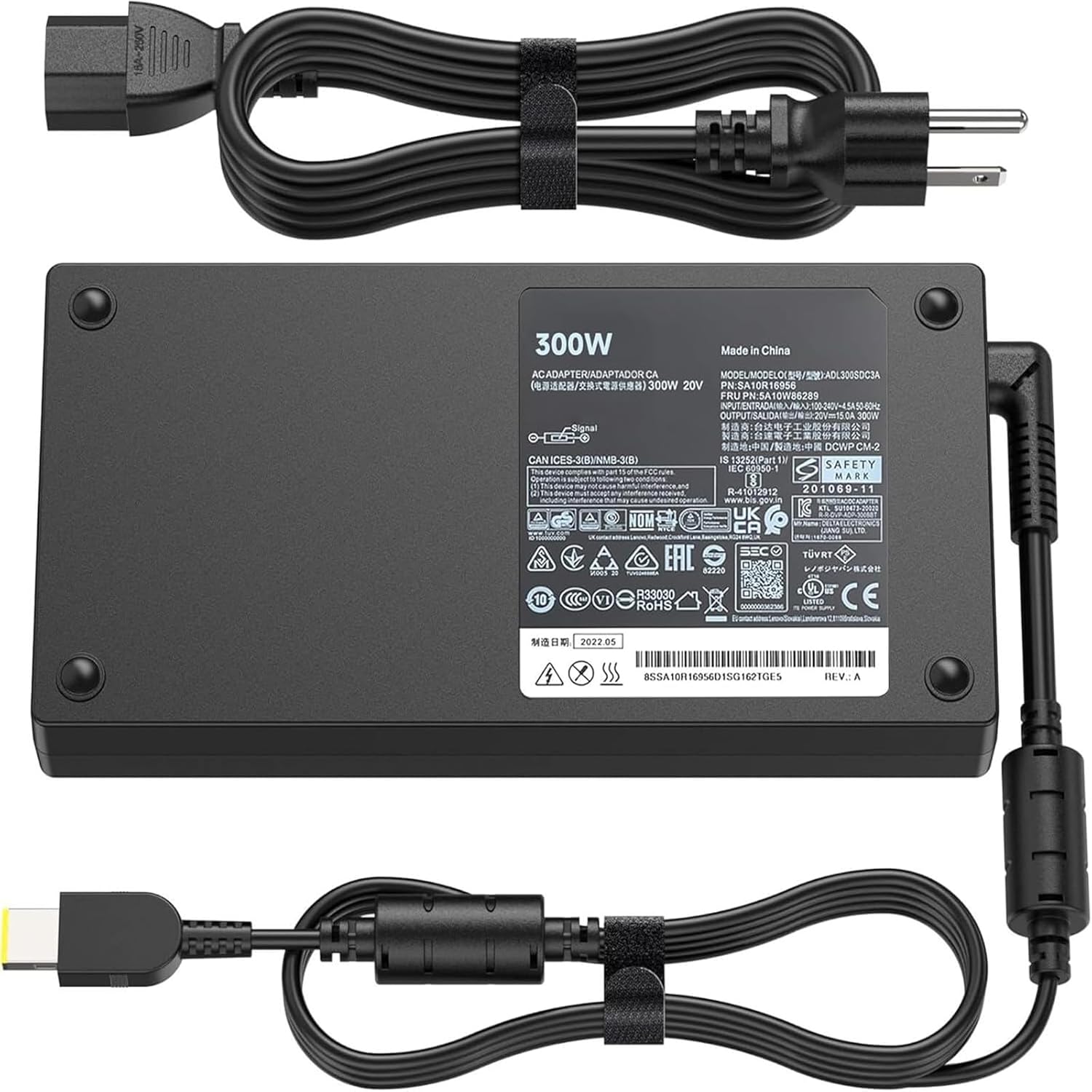 300W AC Charger for Lenovo Legion 7 7i 5i 5Pro R7000P R9000P