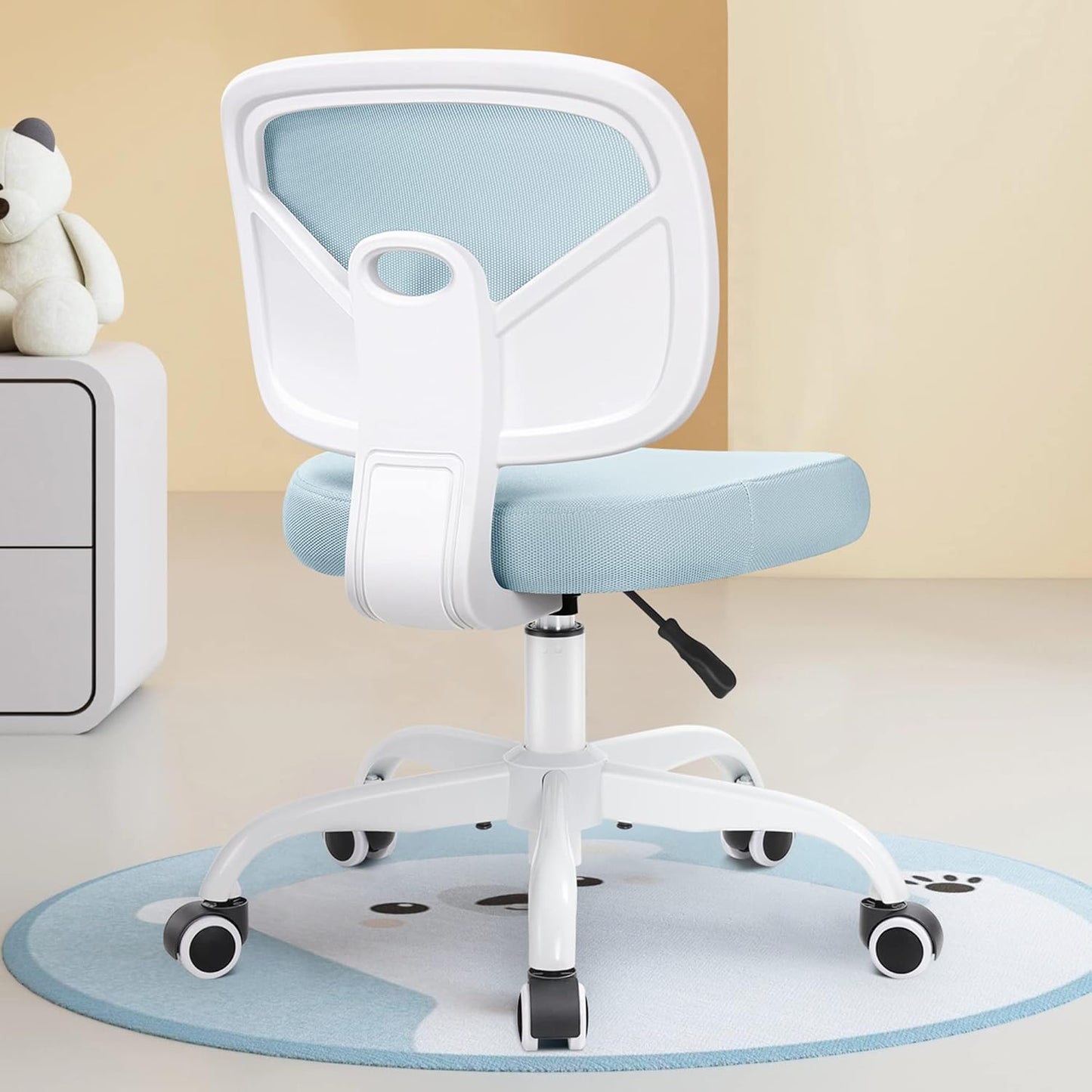 Primy Kids Desk Chair: Adjustable Pink Study Chair for Comfort