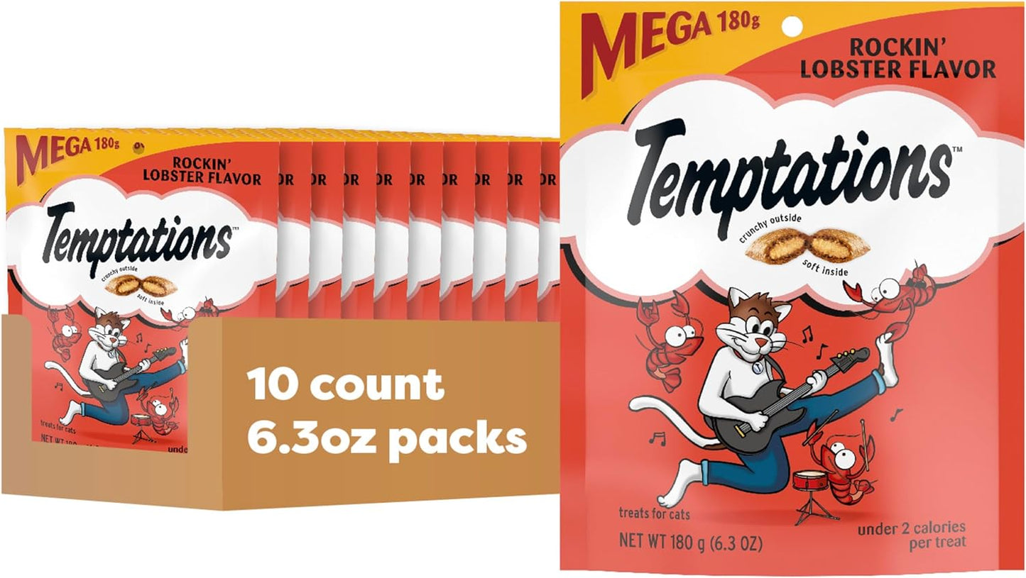 Temptations Classic Crunchy and Soft Cat Treats, Rockin' Lobster