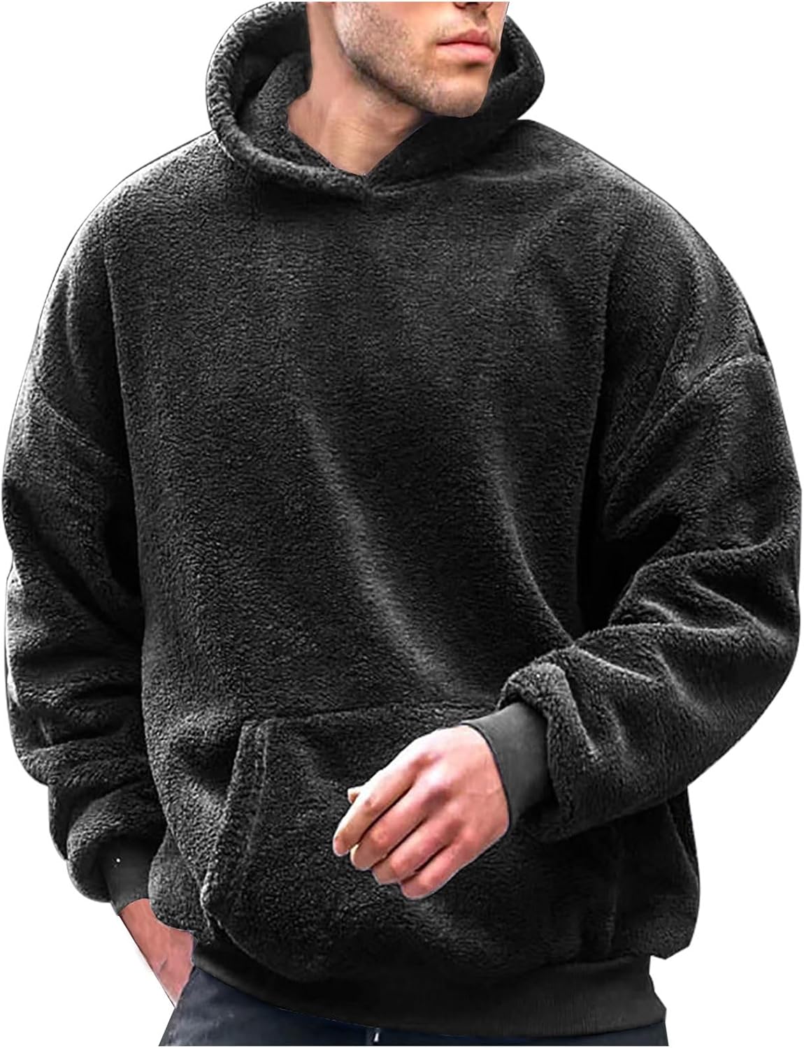 Warm Sherpa Hoodie for Winter - TYISZIL