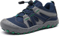 Boy's Girl's Low Top Hiking Shoes for Wide Feet - Comfortable Fit