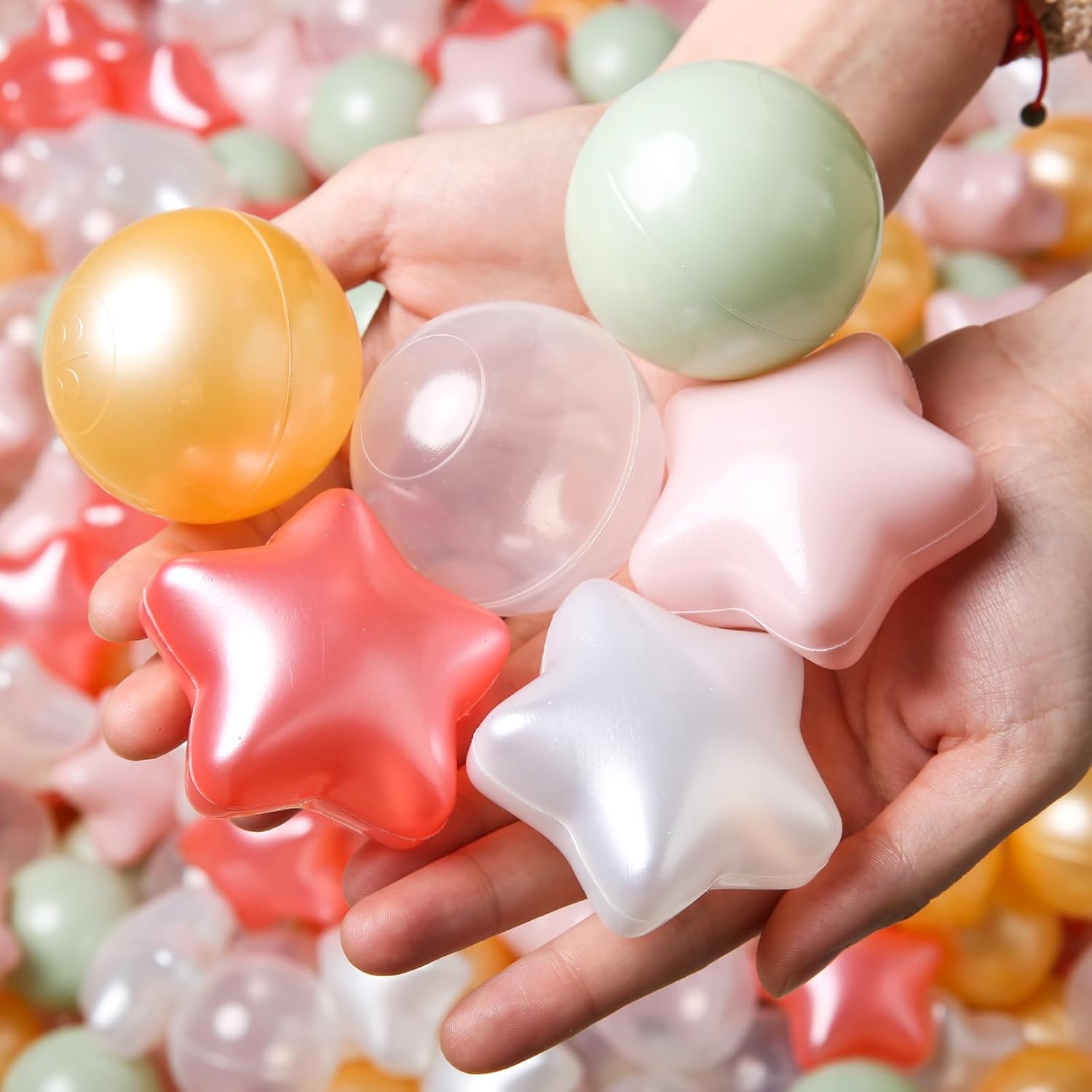 TRENDPLAY Star Ball Pit Balls for Toddlers - Fun Playtime Adventure