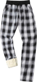 Men's Sherpa Lined Fleece Sweatpants - Straight Leg Warmth