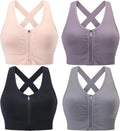 Evercute Zip Front Post-Surgery Bra Women's Wireless Support - Easy