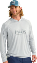 HUK Men's Pursuit Vented Long Sleeve Hoodie - UPF 50 Sun