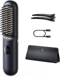 Portable Hair Straightener Brush - Cordless I10 APEX for Fast Styling