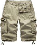 Women's Cotton Twill Bermuda Cargo Shorts - Multi Pocket Comfort