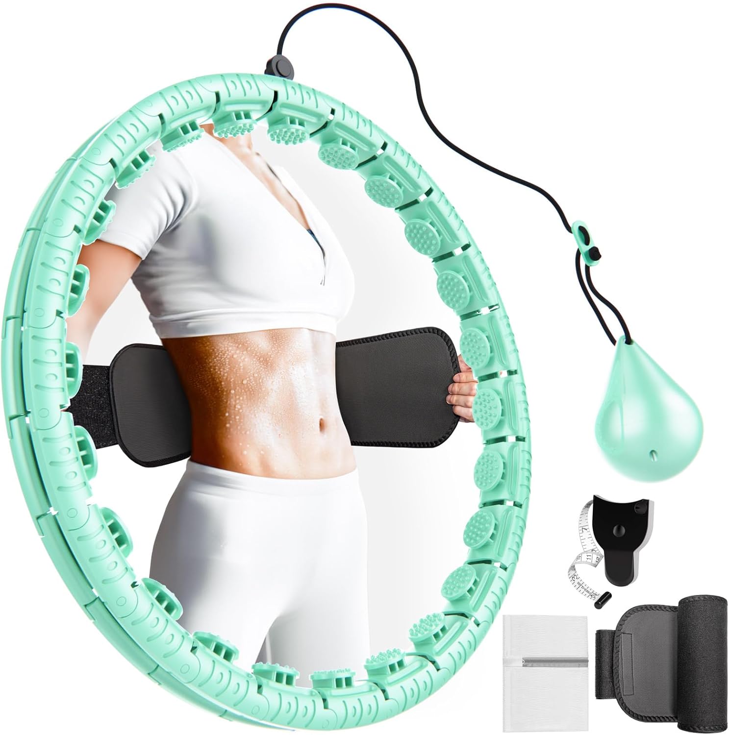 Weighted Hula Hoop for Adults Weight Loss and Fitness Fun