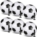 6-Pack Deflated Soccer Balls with Pumps and Needles - Bulk Gift Set