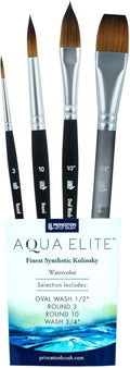 Princeton Aqua Elite 4850 4pc Watercolor Brush Set - Precise