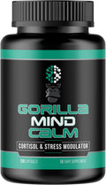 Gorilla Mind Calm (120 Capsules) - Potent Stress Relief & Recovery