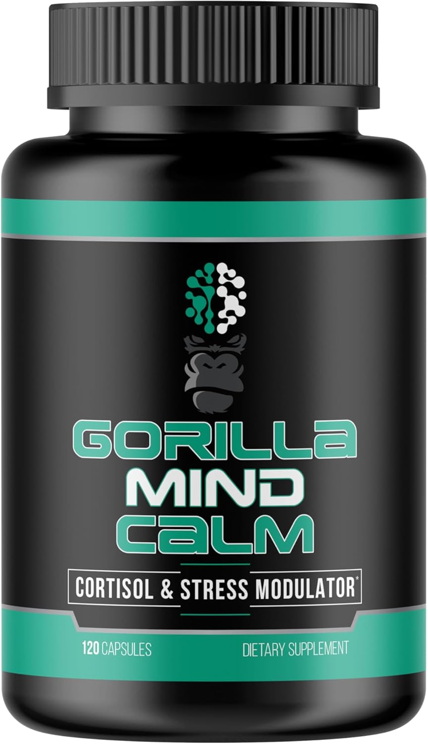 Gorilla Mind Calm Capsules for Stress Relief and Relaxation