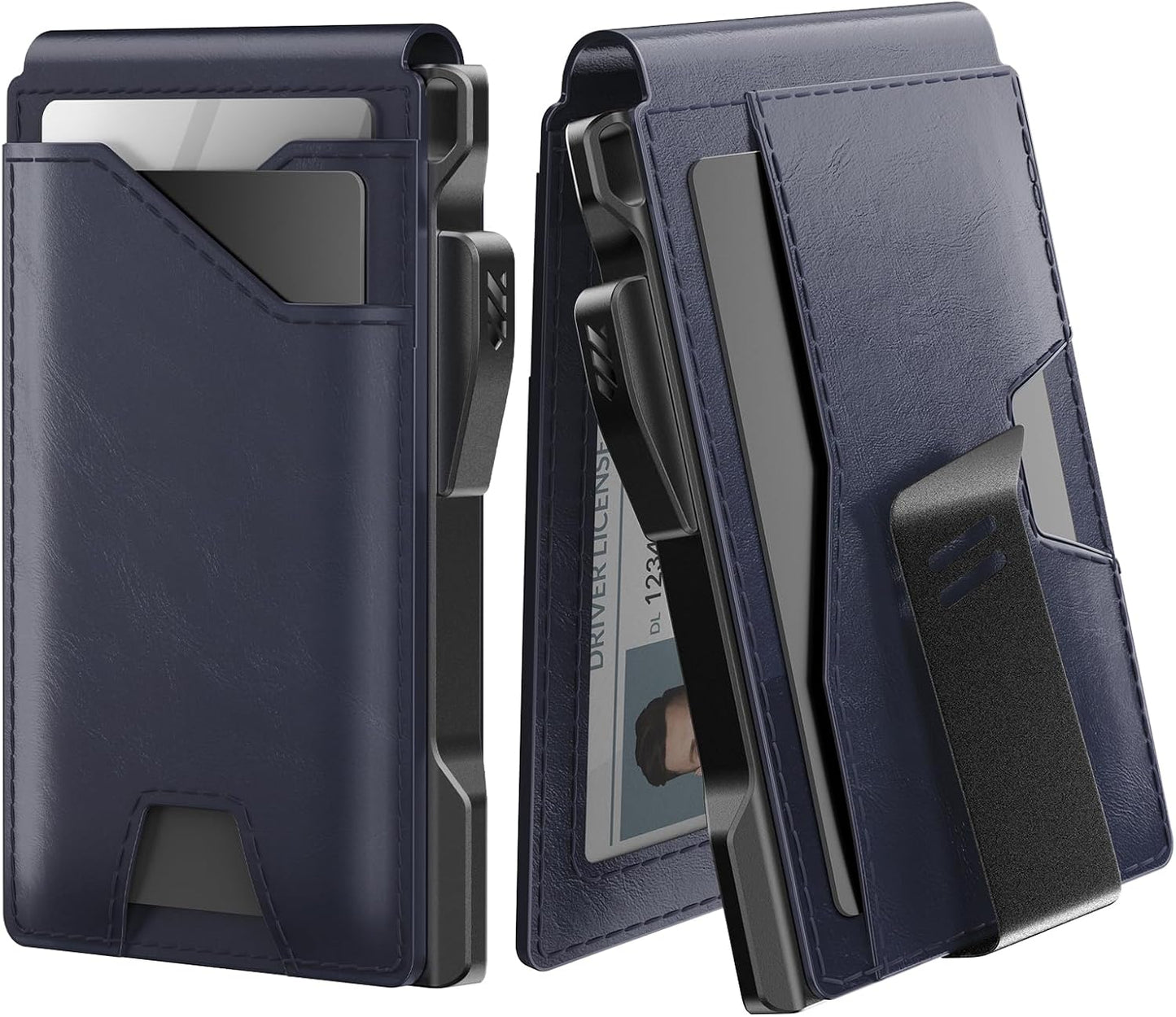 Tactical Wallet for Men - RFID Blocking, Slim, Genuine Leather