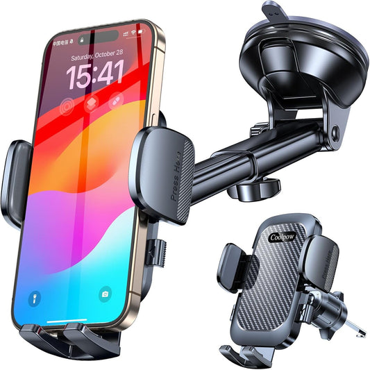 3-in-1 Car Phone Mount - Secure Anywhere!