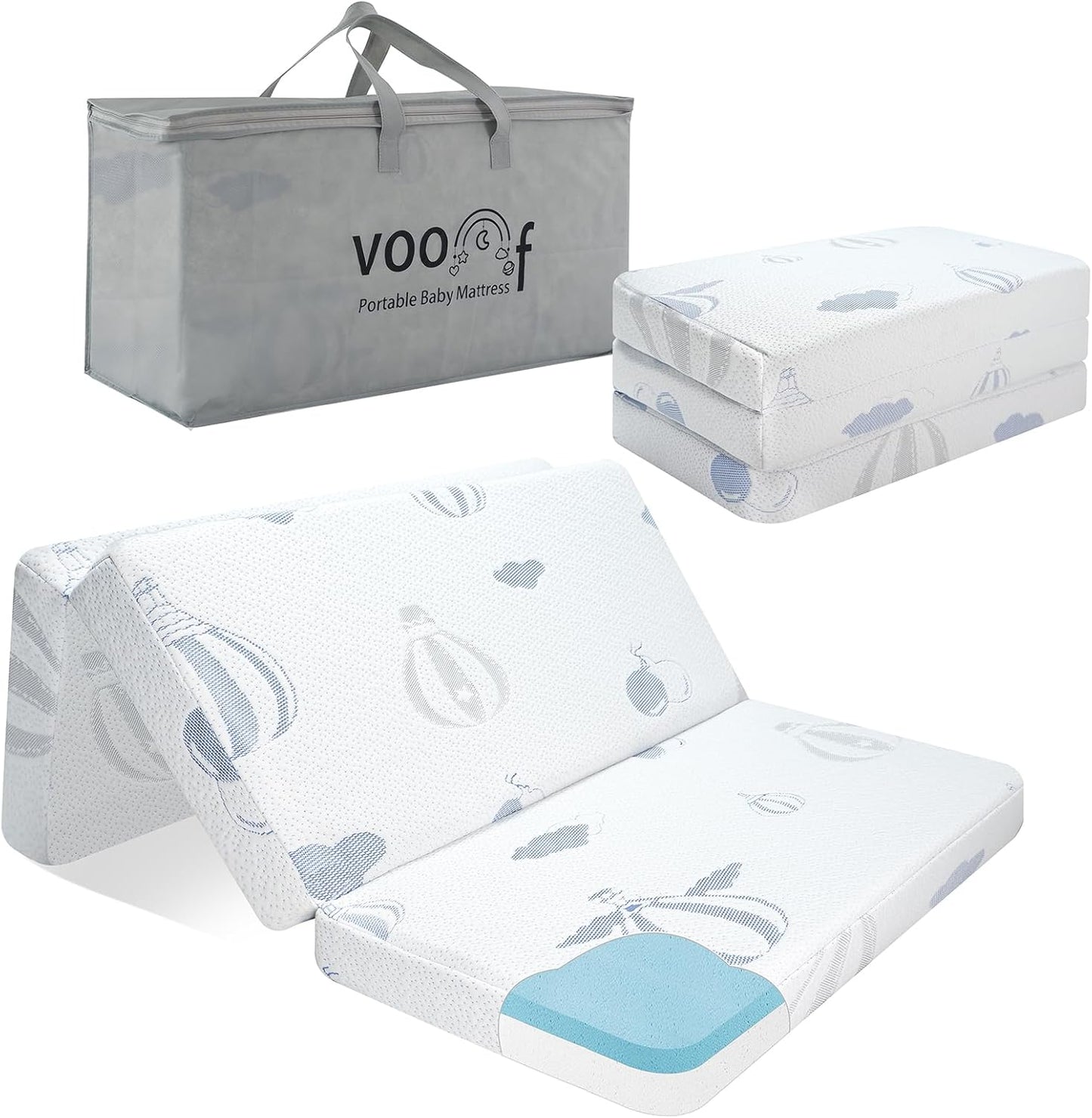 Pack and Play Mattress Pad for Baby with Dual-Sided Comfort