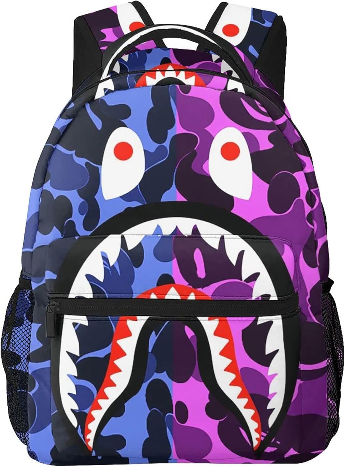 Shark Camo Backpack Travel Laptop Daypack for All Occasions