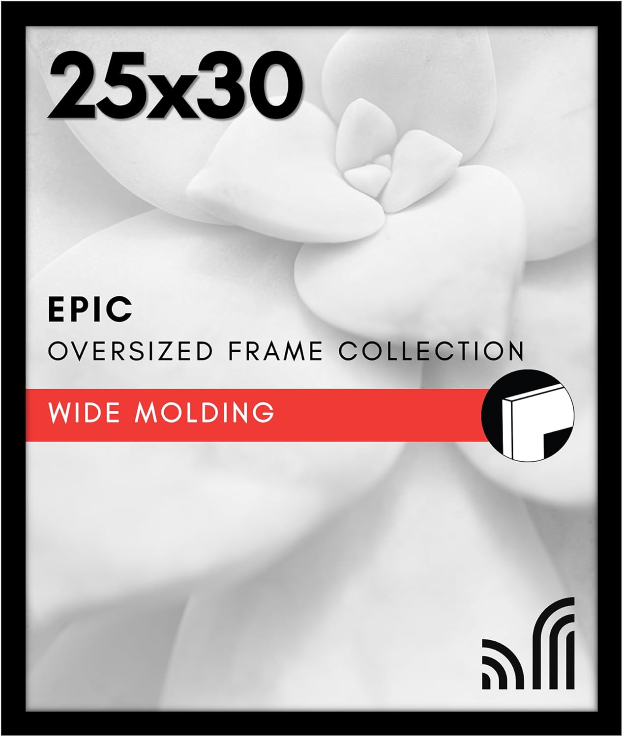 25x30 Picture Frame with Polished Plexiglass for Stylish Display