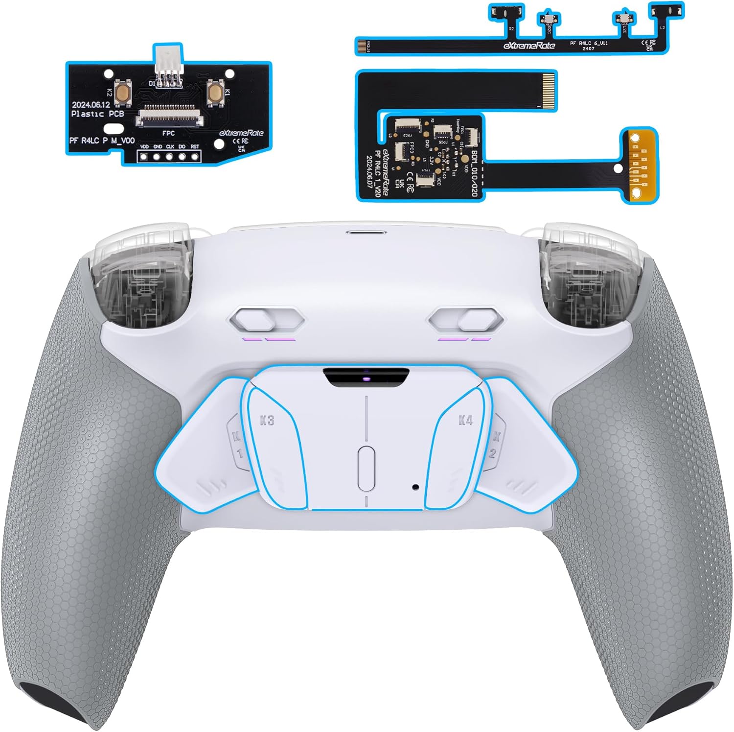 eXtremeRate RISE4 Plus MAX Back Paddles Kit for PS5 Controller