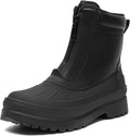 Bruno Marc Men's Insulated Waterproof Snow Boots - Warm, Easy On & Off