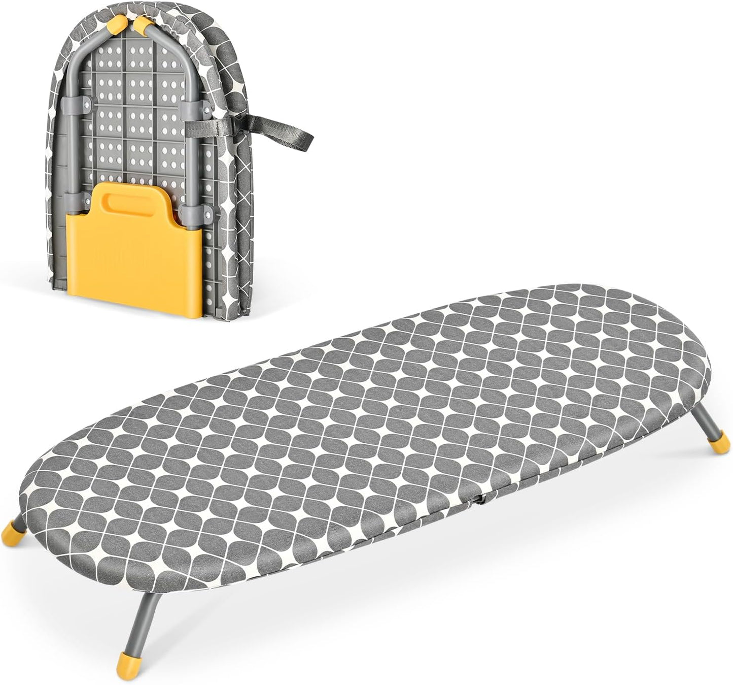 APEXCHASER Foldable Ironing Board for Small Spaces and Travel