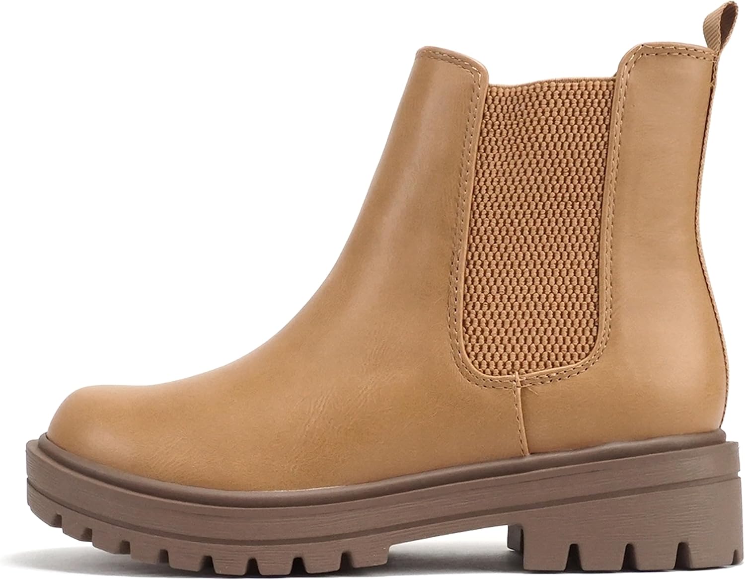 Soda Women Lug Sole Low Heel Chelsea Ankle Bootie Review
