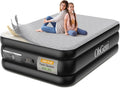 OhGeni 20 in Luxury Full Air Mattress with Built-In Pump - Silk Foam