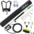 Pressure Washer Telescoping Wand 24 ft - Reach High Clean Safely