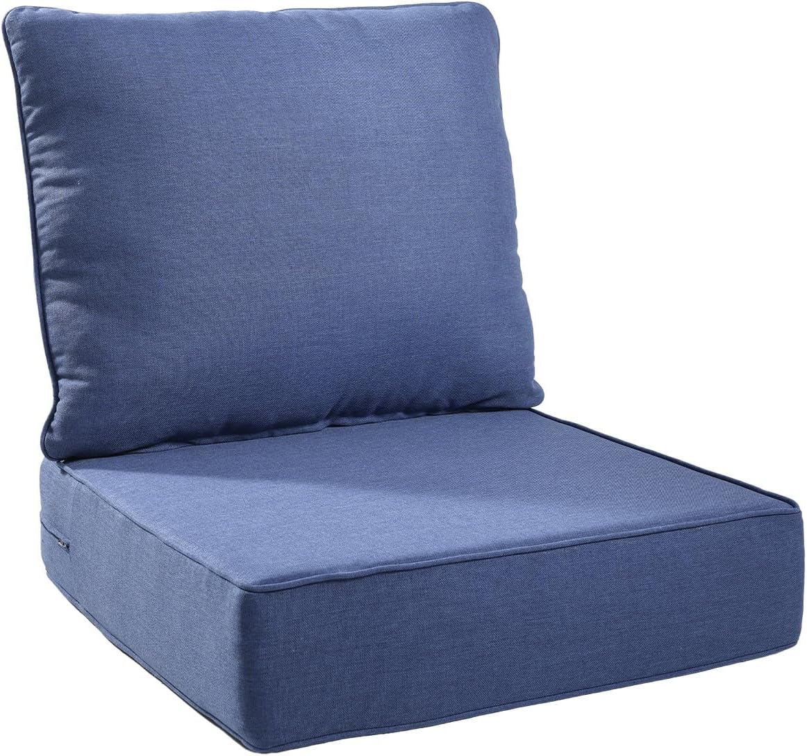 6-Inch Thick Outdoor Chair Cushions for Comfortable Seating