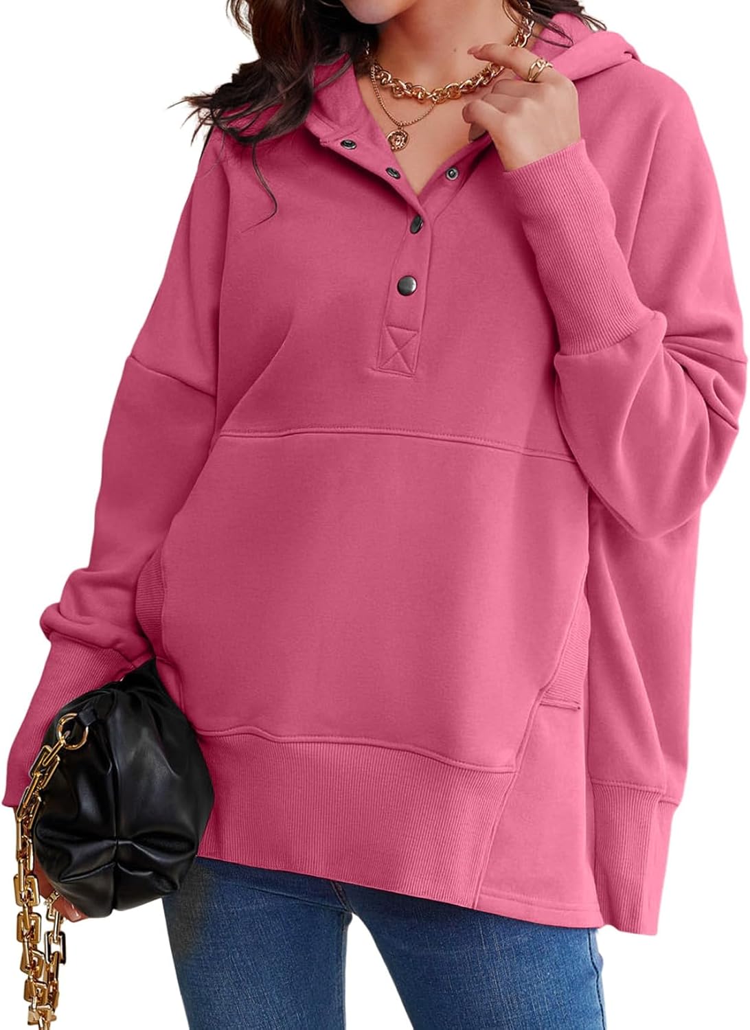 AlvaQ Womens Oversized Sweatshirts for Cozy Winter Style
