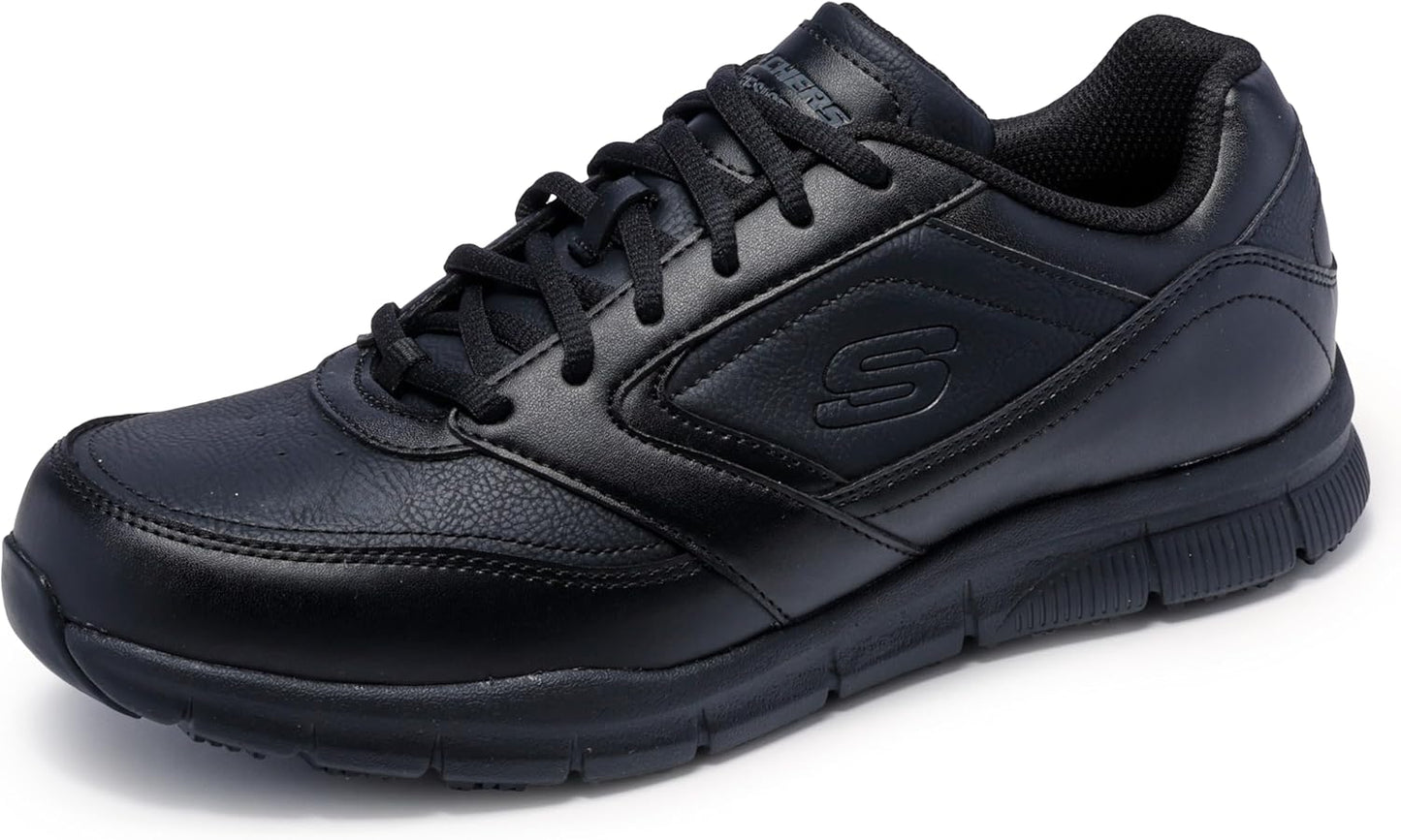 Skechers Mens Nampa Food Service Shoe with Memory Foam Comfort