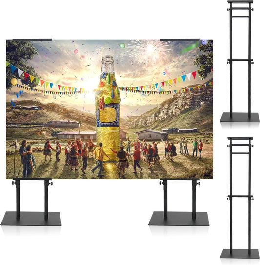 Double-Sided Poster Board Stand for Display and Advertising