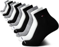 Tommy Hilfiger Men's Cushion Quarter Cut Ankle Socks (12 Pack) 1985