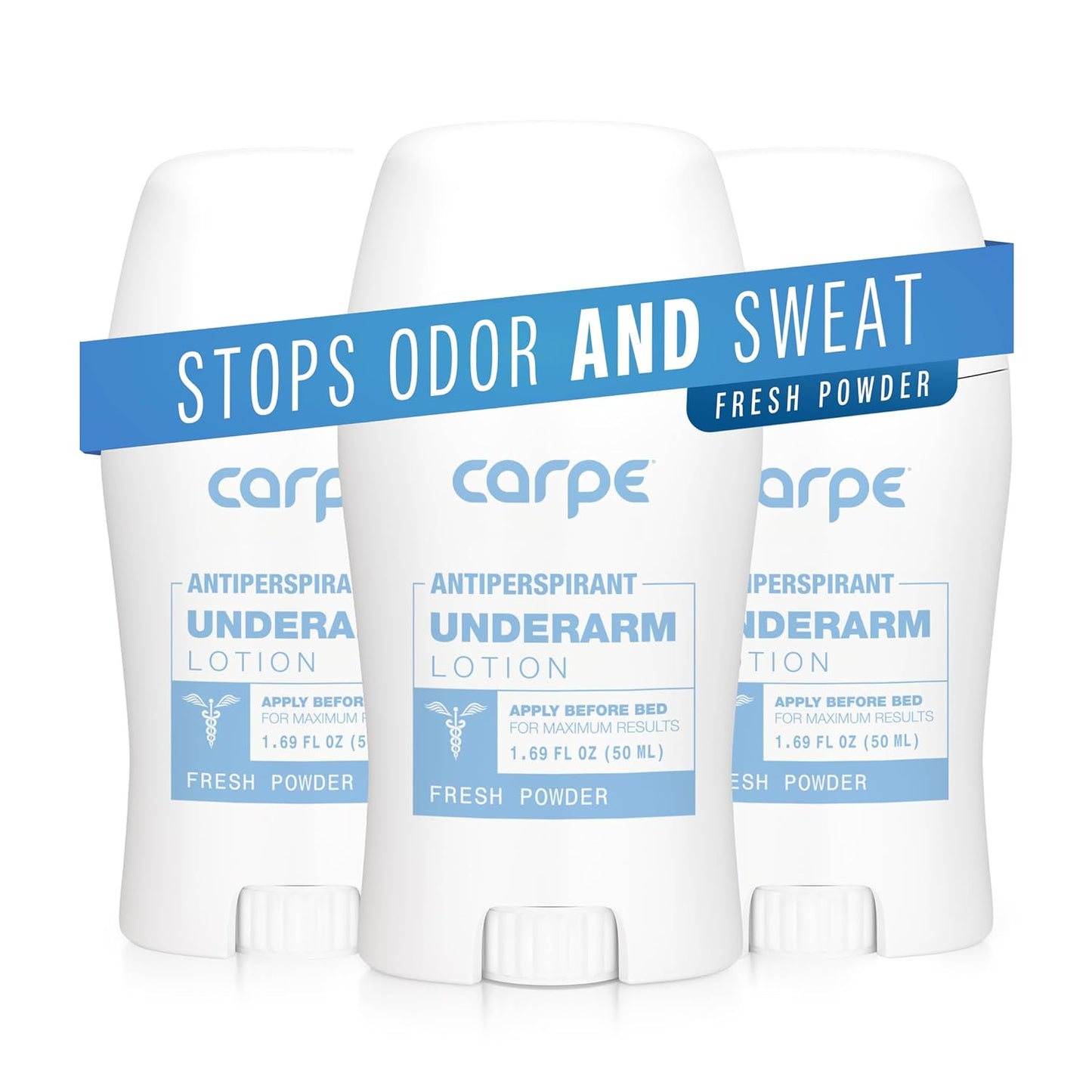 Carpe Underarm Antiperspirant and Deodorant for Excessive Sweating