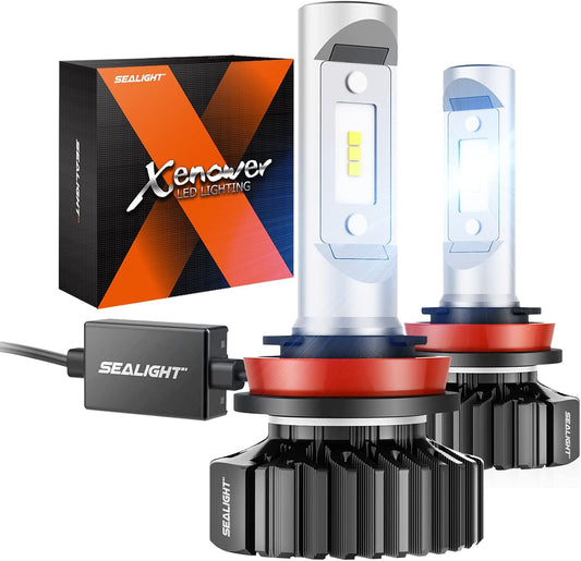 SEALIGHT H8/H11/H9 Bulbs for Off-Road Use - 24000LM Brightness