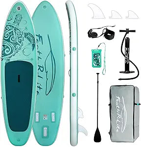FEATH-R-LITE Inflatable Stand Up Paddle Board for All Levels