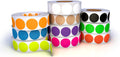 Kenco Color Coding Circle Dot Sticker Labels on a roll - Mix N Match