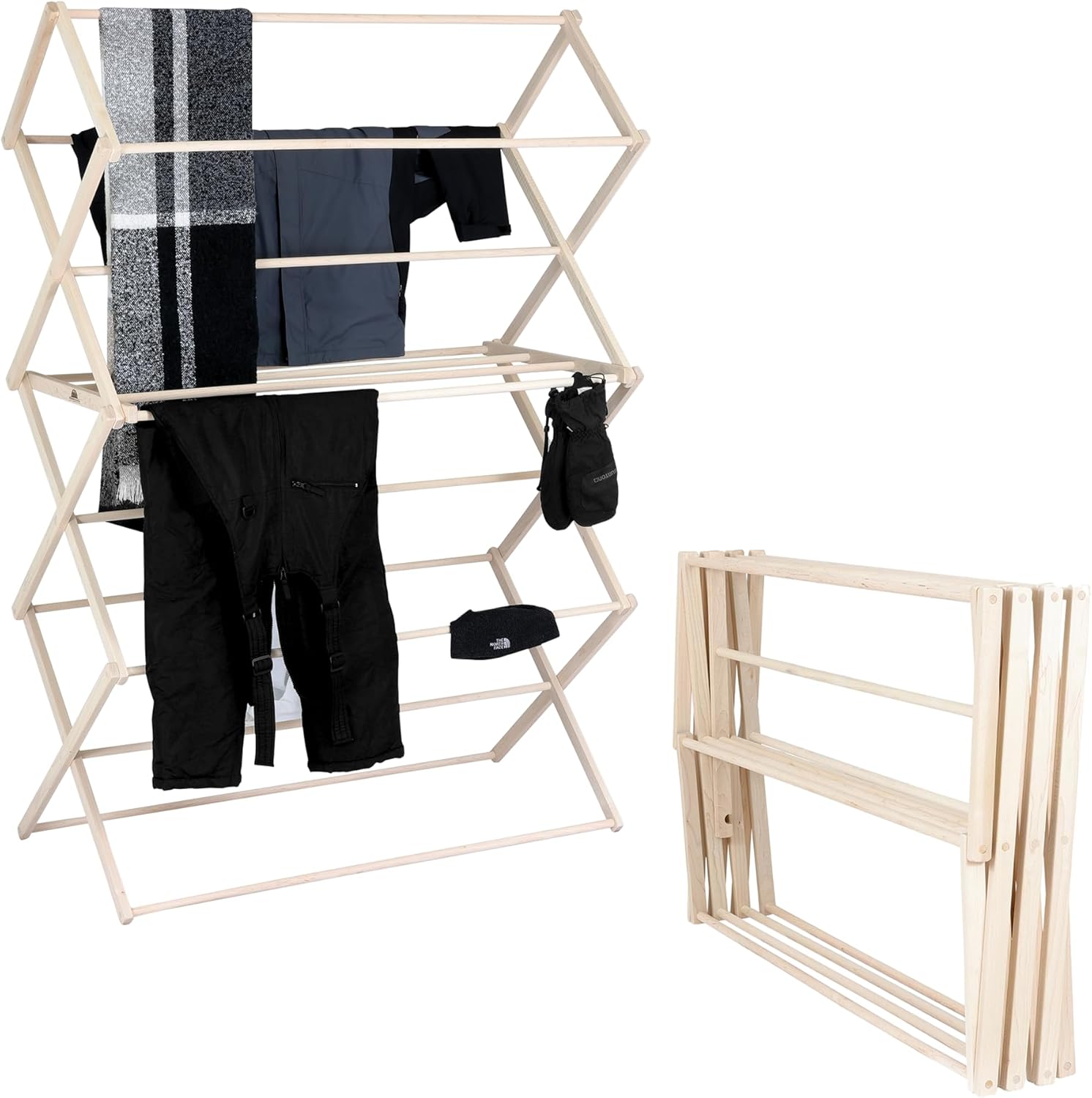 Pennsylvania Woodworks Clothes Drying Rack for Heavy Duty Use