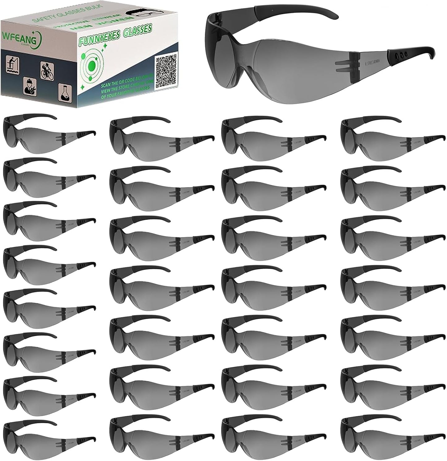 Safety Glasses ANSI Z87.1 Certified for Men & Women Protection