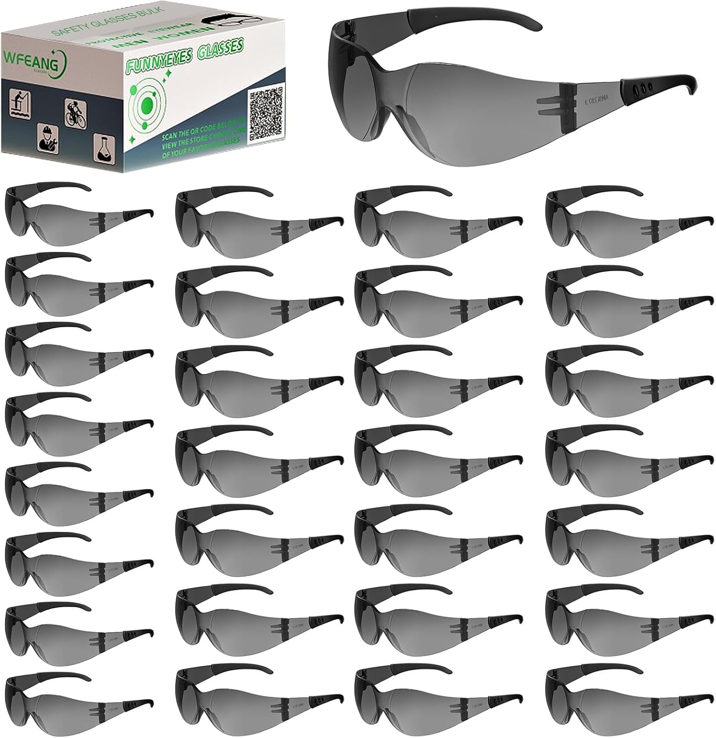 Safety Glasses ANSI Z87.1 Certified for Men & Women Protection