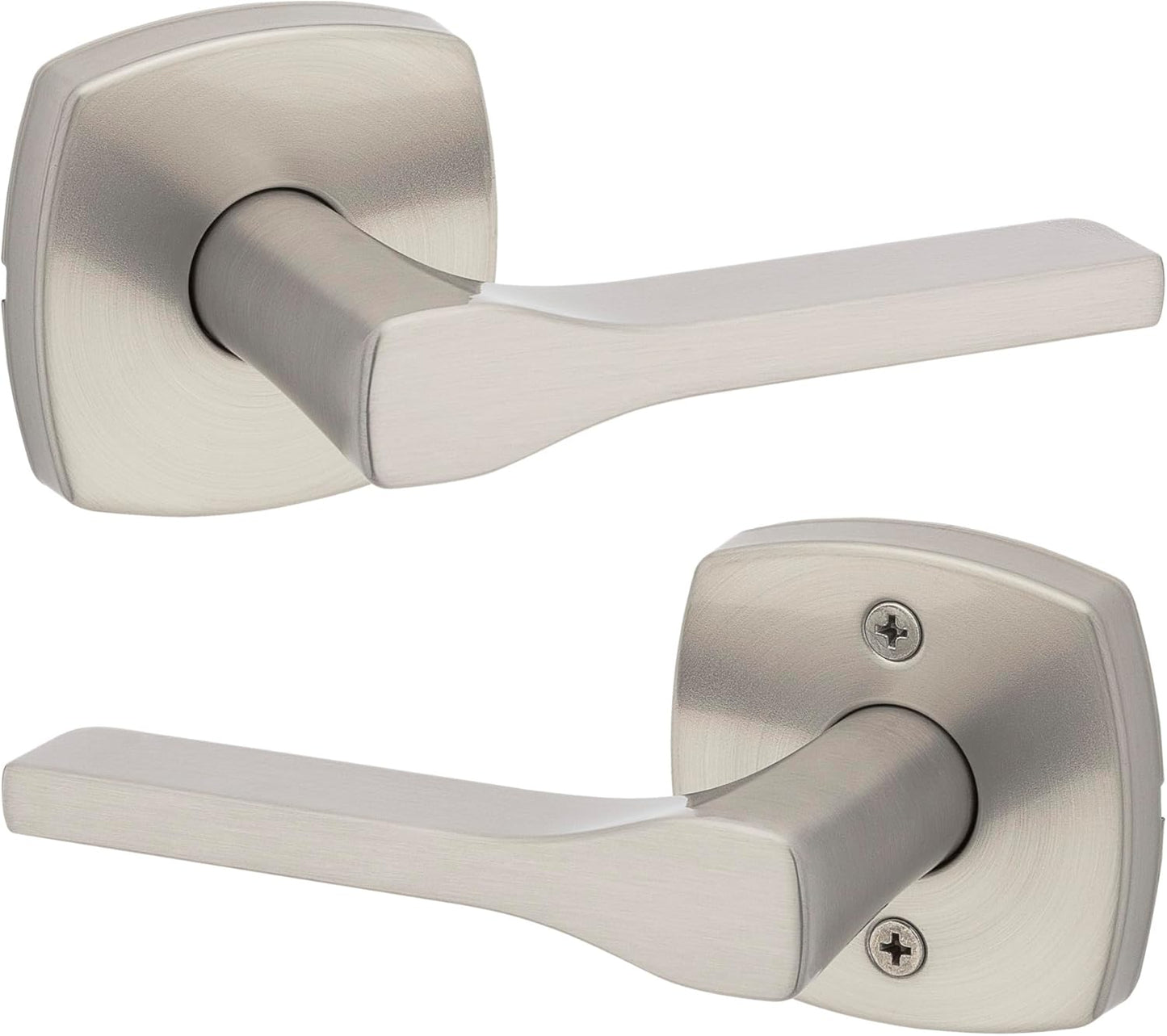 Kwikset Tripoli Lever Interior Passage Door Handle for Closets