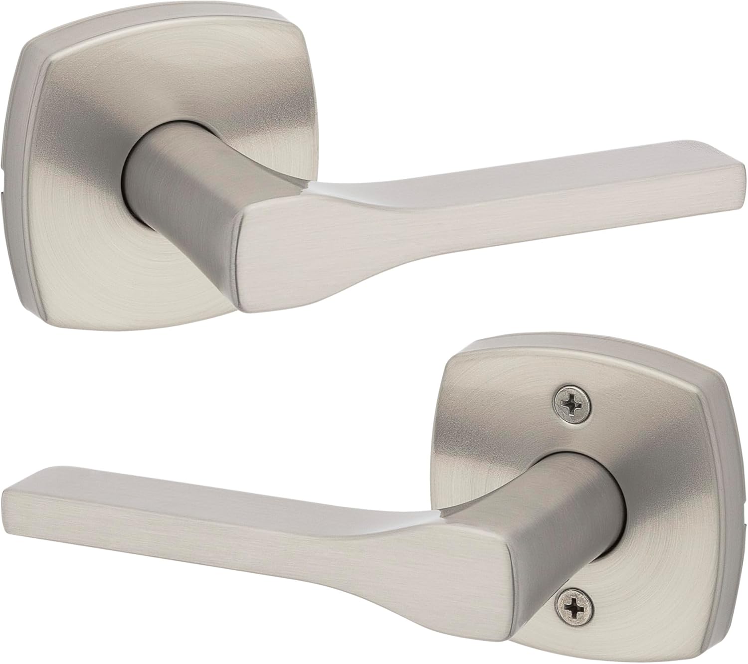 Kwikset Tripoli Lever Interior Passage Door Handle for Closets