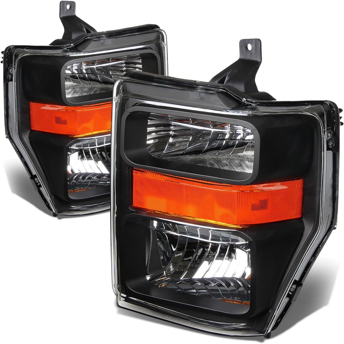 Auto Dynasty Headlights Assembly for 2008-2010 Ford Super Duty