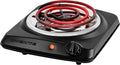 OVENTE Electric Single Burner: 1000W 6 Hot Plate, 5-Level Temp Control